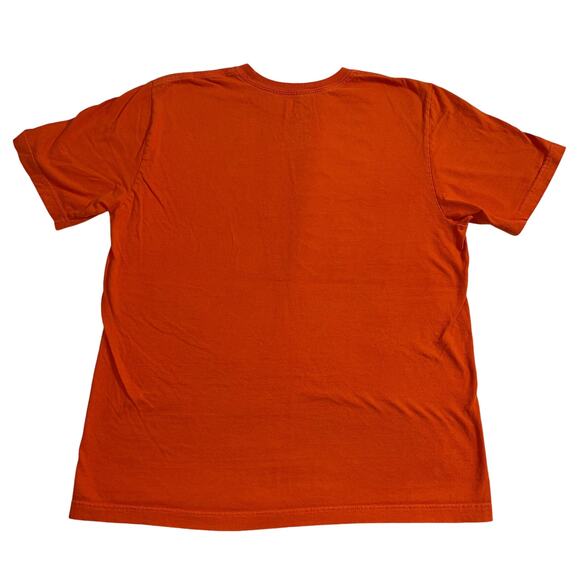Nike Mens T Shirt Top Play Hard Ball Regular Fit Short Sleeve Orange White Large - Picture 4 of 5